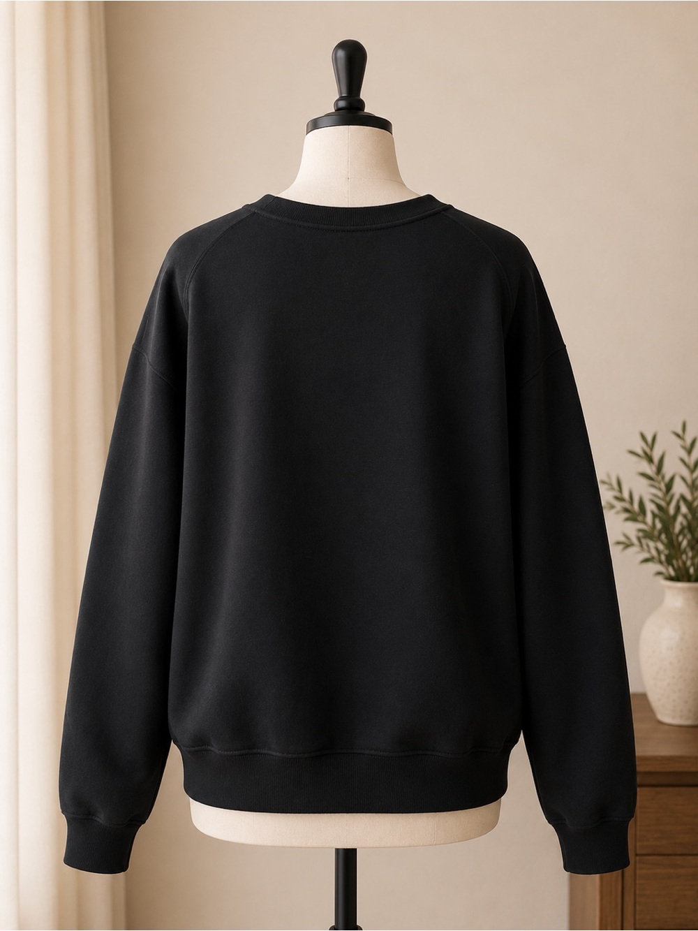 The Laundry Room Black Los Angeles Winged Skull Sweatshirt - Picture 3 of 3